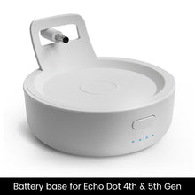 GGMM D4 D5 Original Battery Base Made For Echo Dot (4th/5th Gen) Charger Portable Battery Base For Amazon Alexa Smart Speaker