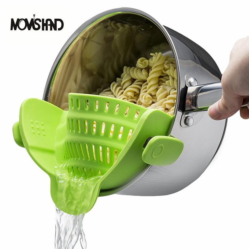 MOM'S HAND Silicone Pot Pan Bowl Funnel