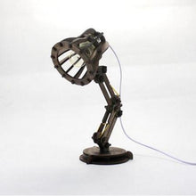 Wooden Vintage Adjustable Desk Lamp. - Paruse