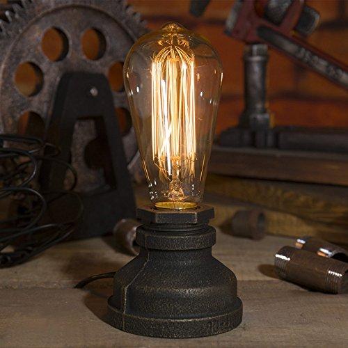 Vintage Industrial Metal Edison Desk Lamp. - Paruse