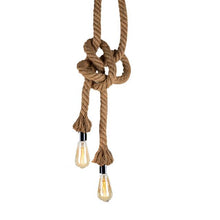 Vintage Hemp Rope Pendant Light - Paruse