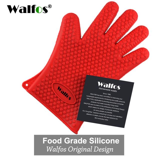 WALFOS Food Grade Heat Resistant Silicone Kitchen Glove