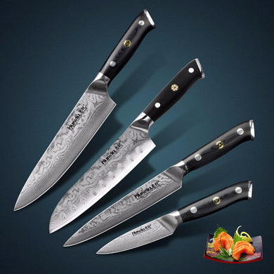 67 layers 4 pcs Japanese Santoku Kitchen Knife Set