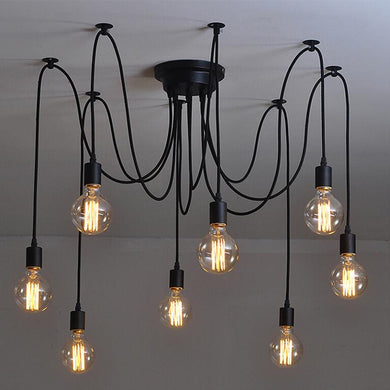 Retro Edison Bulb Light Chandelier - Paruse