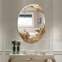 Feather Oval Anti-fog Mirror for Bathroom - Paruse