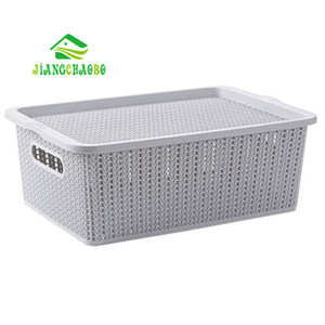 JiangChaoBo Imitation Rattan Covered Storage Box - Paruse