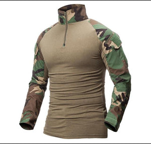 Zuoxiangru Gear Camouflage Army T-Shirt - Paruse
