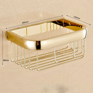 FZ Series Golden Polished Thicker Bathroom accessories. - Paruse