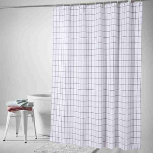 UFRIDAY White and Black Shower Curtain. - Paruse