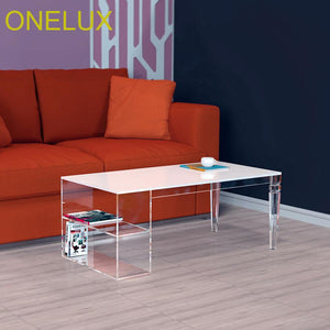 Tapered Acrylic Coffee Table - Paruse