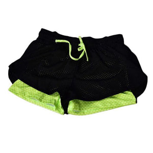 Women's 2 In 1 Running Tights Shorts - Paruse