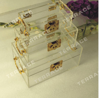 3PCS/set  Acrylic Jewelry Box ,Lucite storage unit case - Paruse