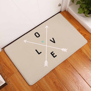 Nordic Arrow Printed Floor Mat - Paruse