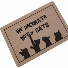 Cats Animal Print Entrance Doormat - Paruse