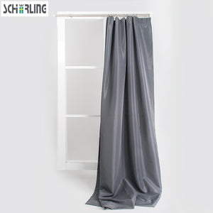 Solid Grey Color Curtains - Paruse