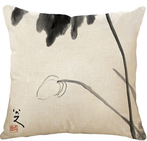 Chinese Watercolor Painting Pillow Cases - Paruse
