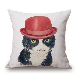 Cute Dog/ Cat/ Flamingo Decorative Pillow Covers - Paruse