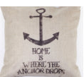 Series Of Ship Anchor Logo Decorative Pillows - Paruse