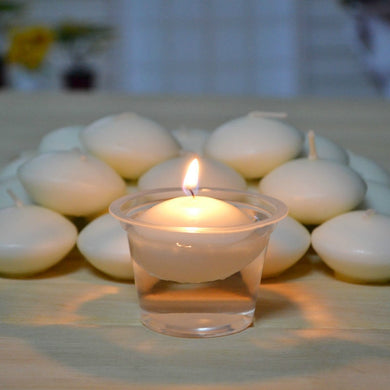10pcs/set Romantic Round Water Floating Candle